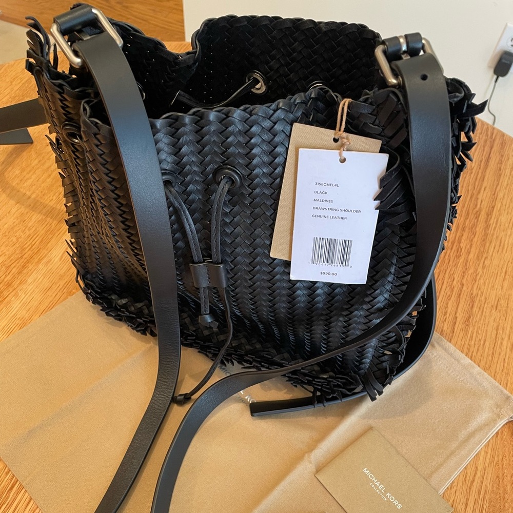 NWT Michael Kors collection Maldives drawstring bag. Never worn.